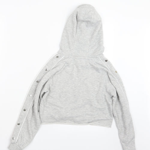 Active Girls Grey   Pullover Hoodie Size 11-12 Years