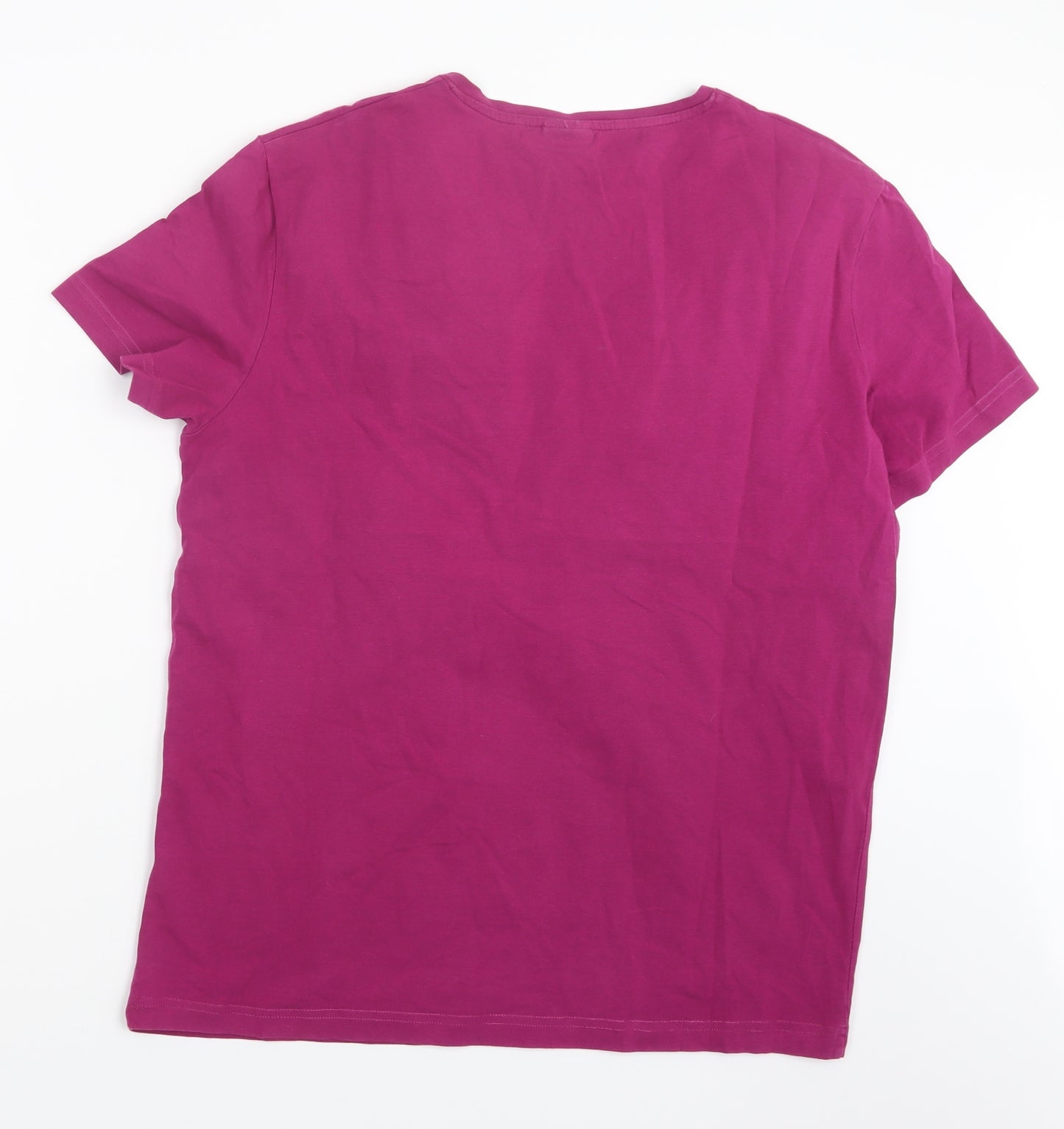H&M Womens Purple   Basic T-Shirt Size L