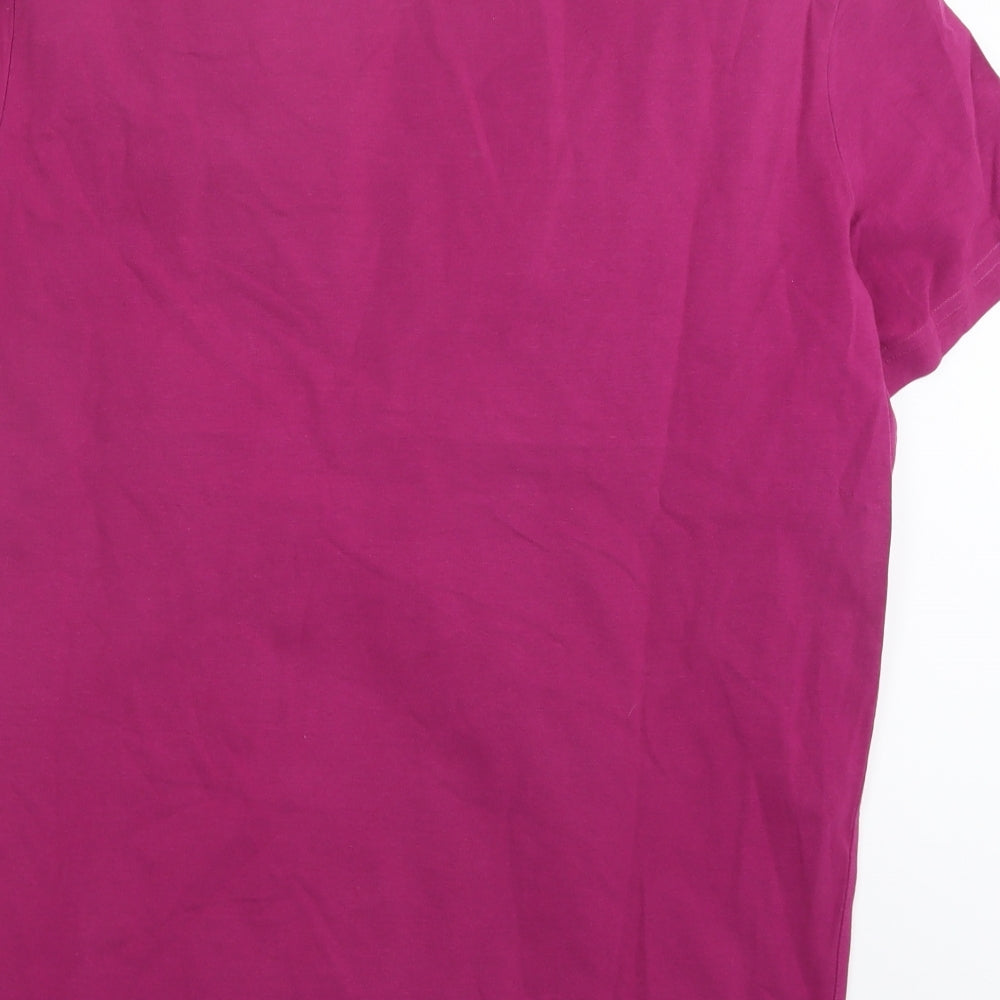H&M Womens Purple   Basic T-Shirt Size L