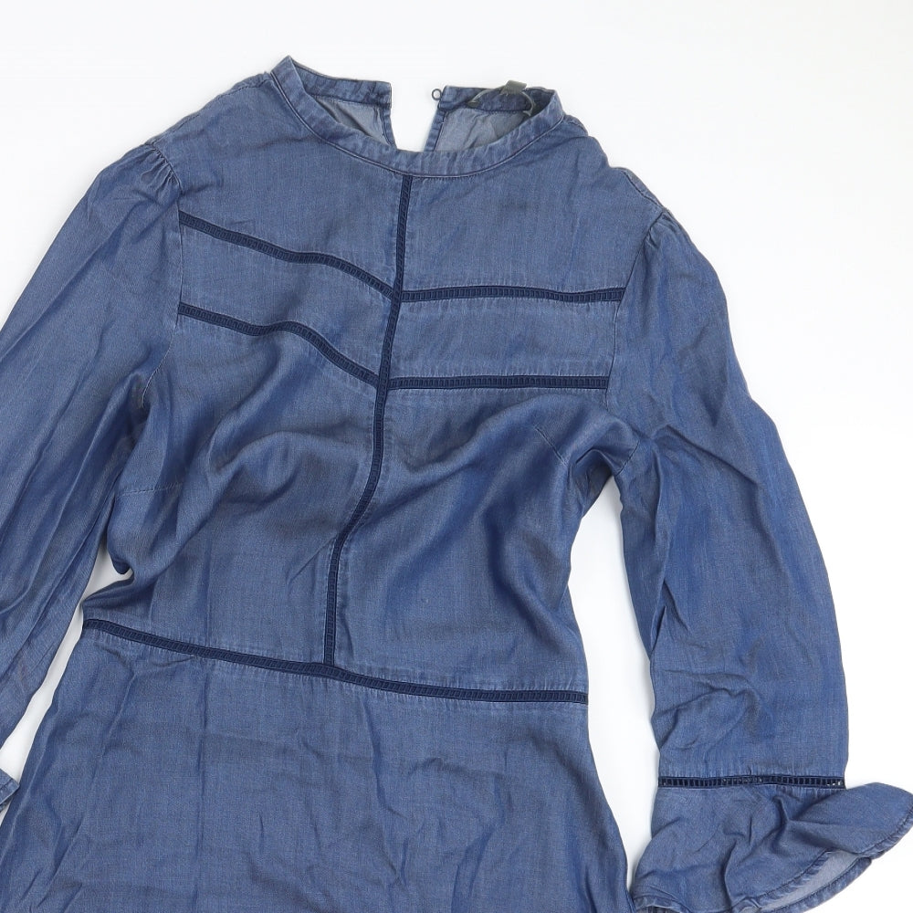 Oasis Womens Blue   T-Shirt Dress  Size 10