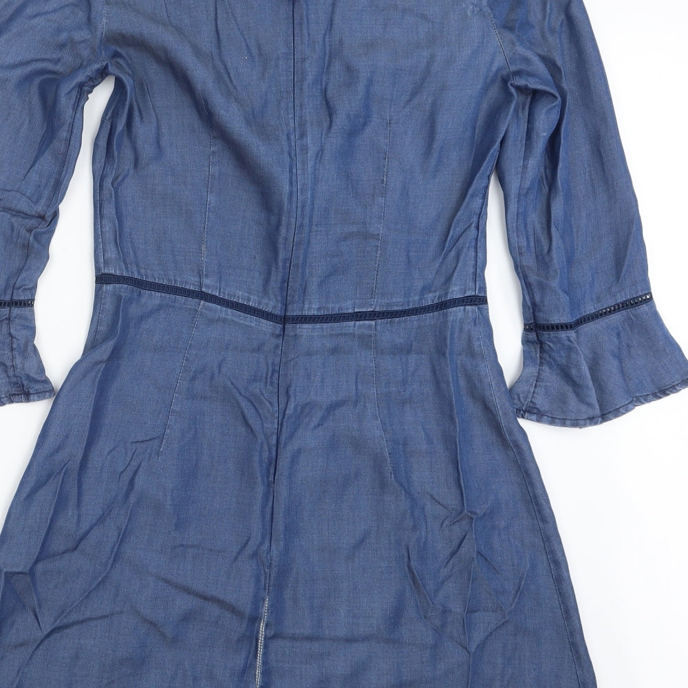 Oasis Womens Blue   T-Shirt Dress  Size 10
