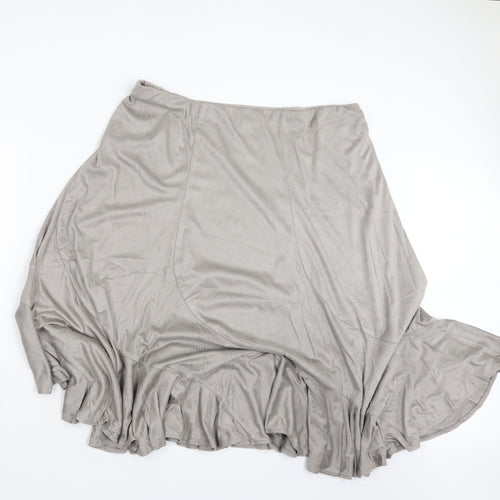 Damart Womens Grey   A-Line Skirt Size 22