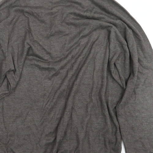 Stevensons Mens Brown  Knit Pullover Jumper Size L