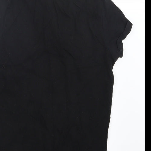 Primark Girls Black   Basic T-Shirt Size 10-11 Years