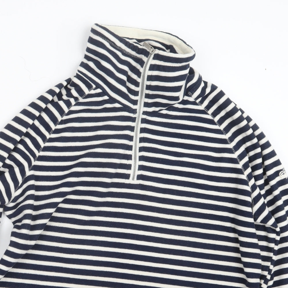 Craghoppers Womens Blue Striped  Pullover Sweatshirt Size 14