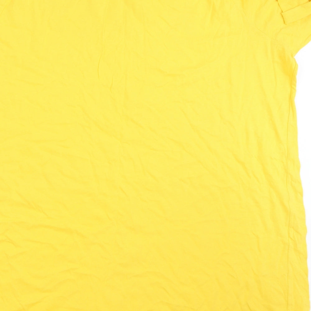 Primark Womens Yellow   Basic T-Shirt Size 22  - Winnie the Pooh