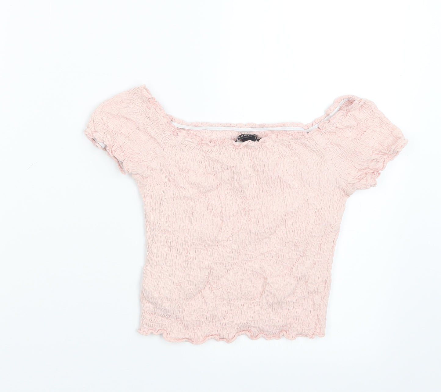 New Look Womens Pink   Cropped T-Shirt Size 8