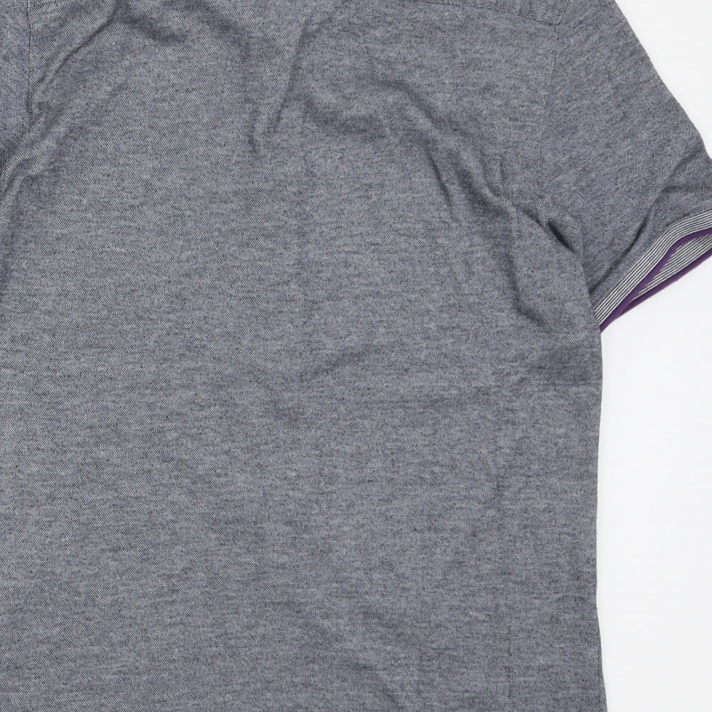 Ted Baker Mens Grey    Polo Size M