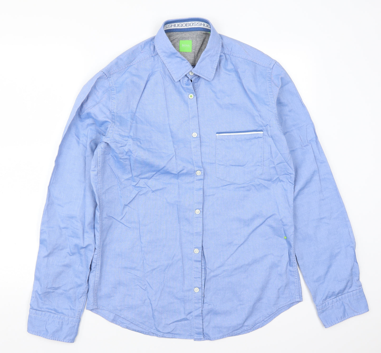 HUGO BOSS Mens Blue    Dress Shirt Size M