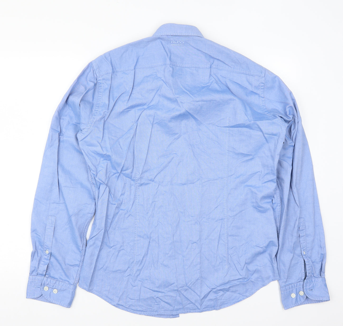 HUGO BOSS Mens Blue    Dress Shirt Size M