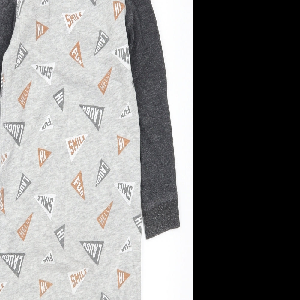 TU Boys Grey Solid  Cami One Piece Size 18-24 Months  - Hi Smile Laugh