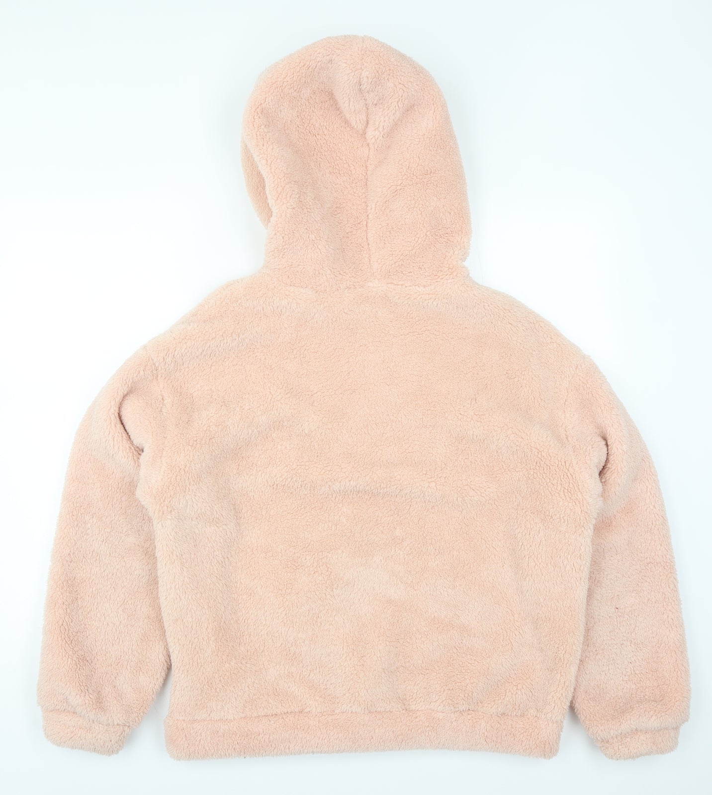 SheIn Womens Pink Solid  Top Pyjama Top Size L  - Ears on Hood