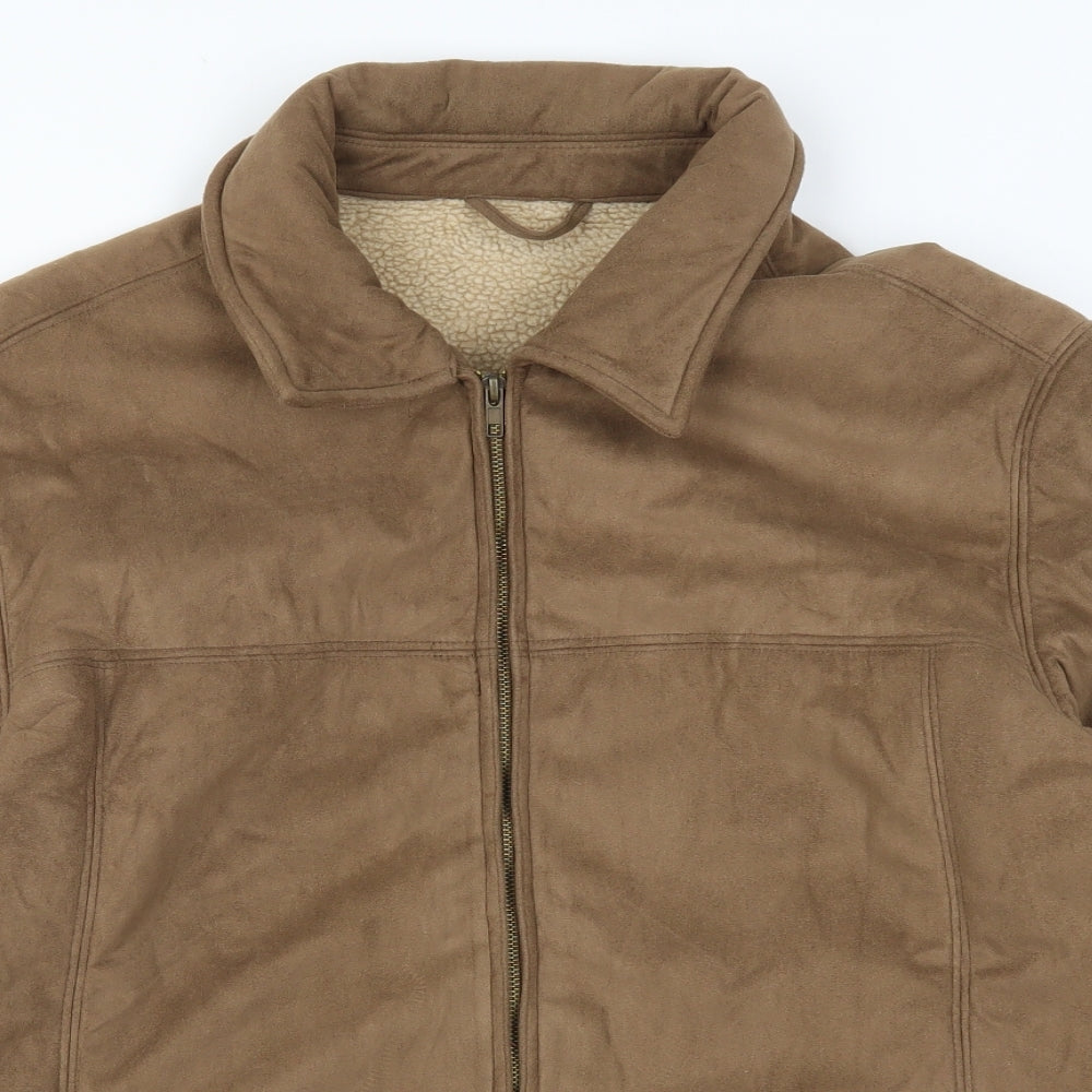 Greenwoods Mens Brown   Jacket Coat Size L