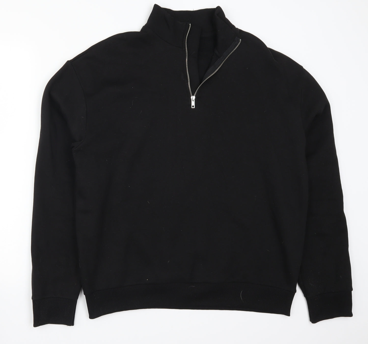 New Look Mens Black   Pullover Sweatshirt Size L