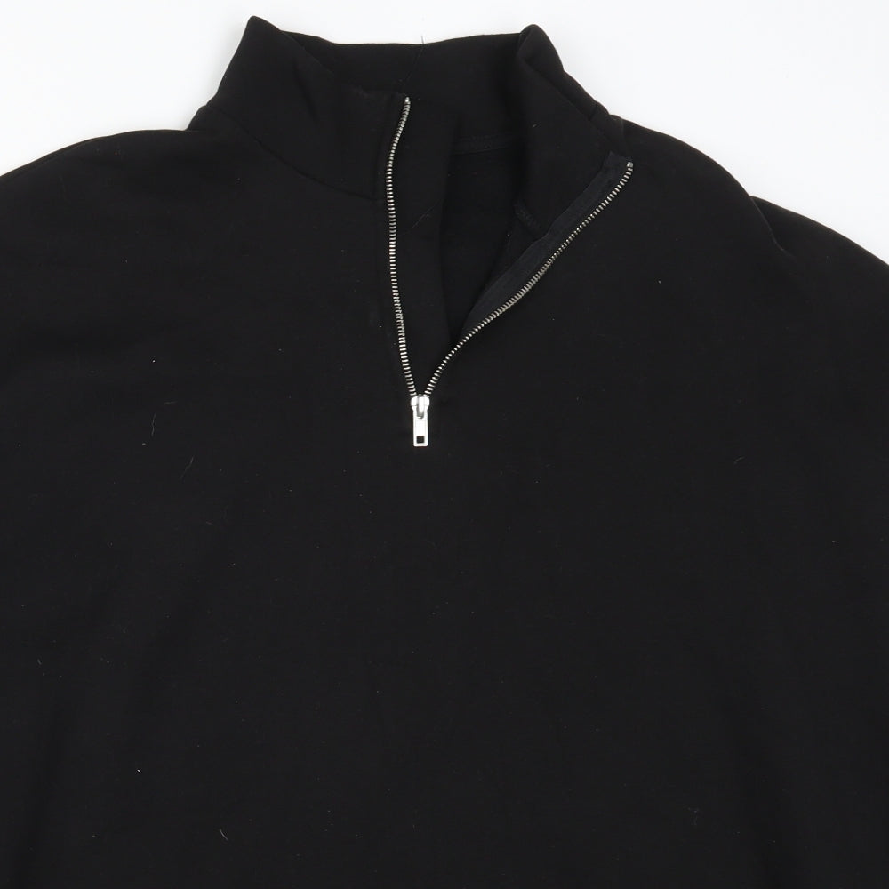 New Look Mens Black   Pullover Sweatshirt Size L