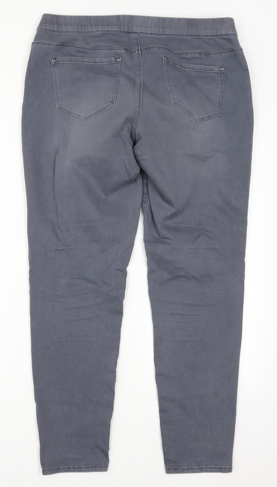 George Womens Grey  Denim Jegging Jeans Size 16 L28 in
