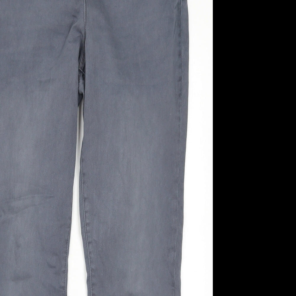 George Womens Grey  Denim Jegging Jeans Size 16 L28 in