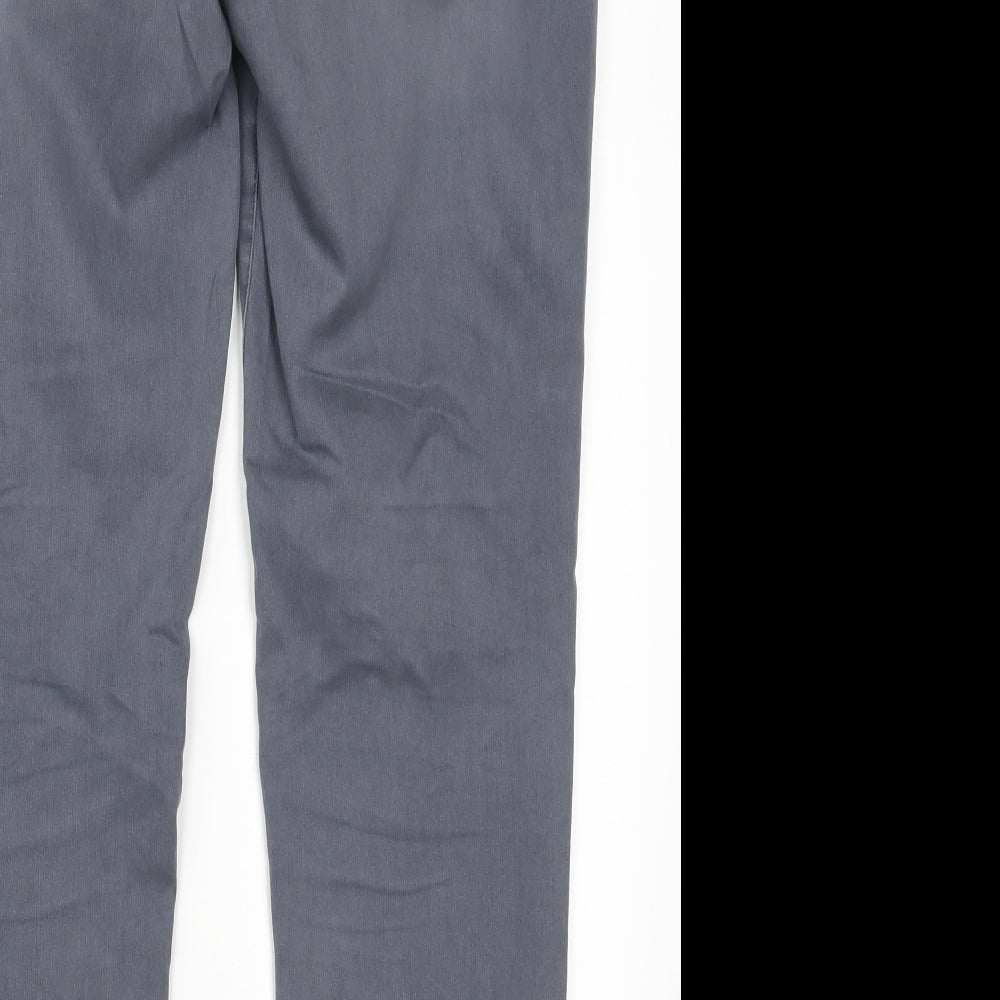 George Womens Grey  Denim Jegging Jeans Size 16 L28 in