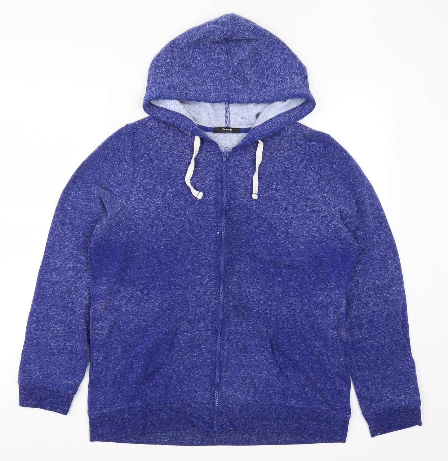 George Womens Blue   Full Zip Hoodie Size 16