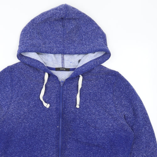 George Womens Blue   Full Zip Hoodie Size 16