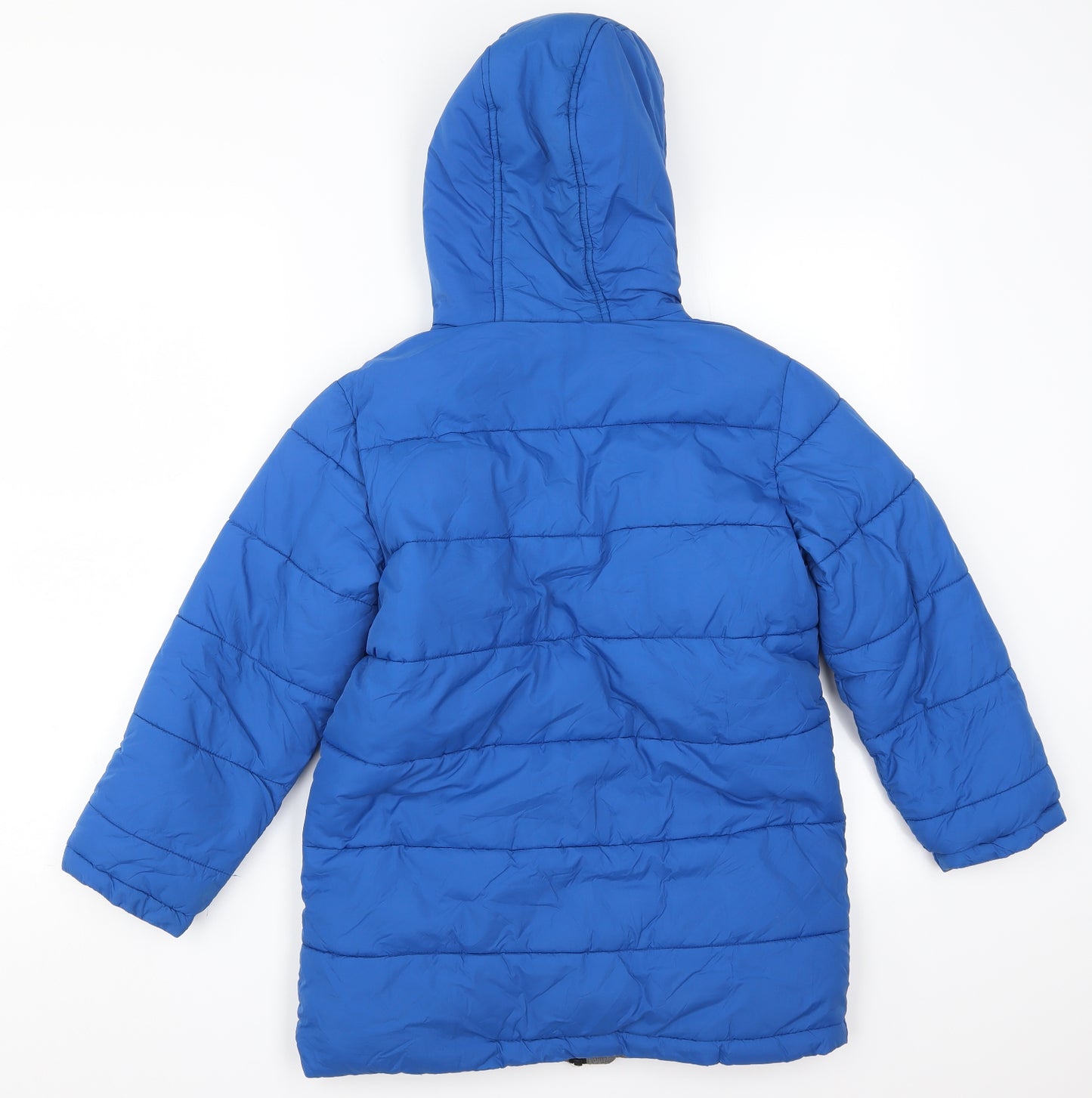 Marks and Spencer Boys Blue   Basic Coat Coat Size 9-10 Years