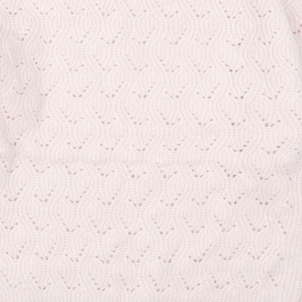 Dorothy Perkins Womens Pink  Knit Pullover Jumper Size 10