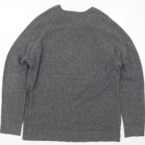 Primark Mens Grey  Knit Pullover Jumper Size L