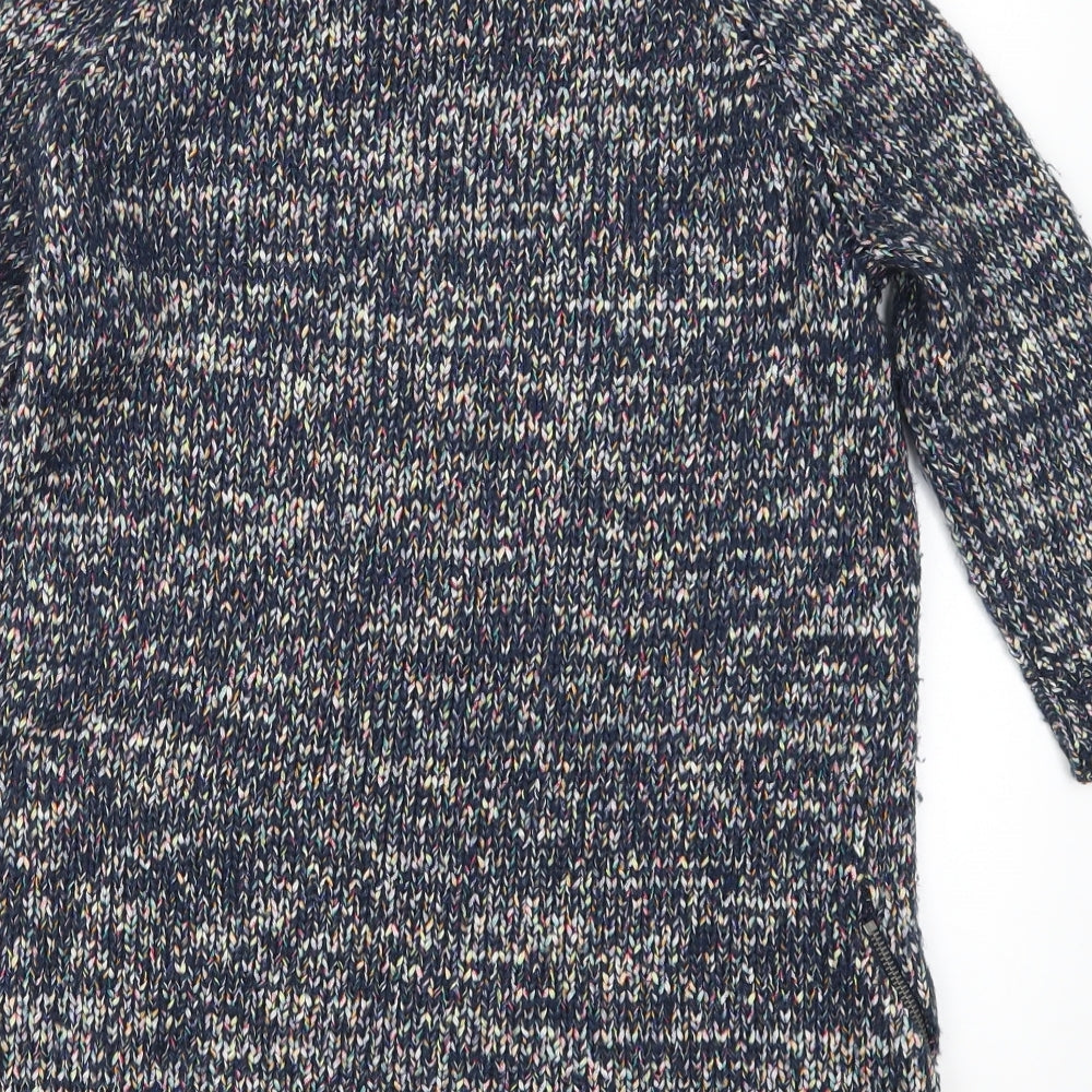 Per Una Womens Blue  Knit Pullover Jumper Size 10