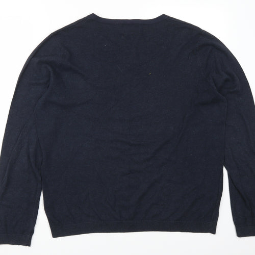 Topman Mens Blue   Pullover Jumper Size L