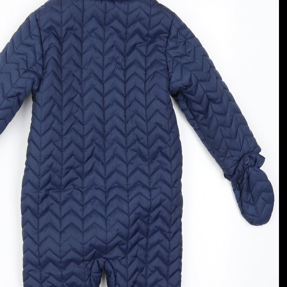 TU Baby Beige   Quilted Coat Size 18-24 Months