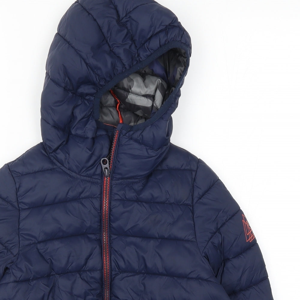 NEXT Boys Blue   Quilted Coat Size 7 Years