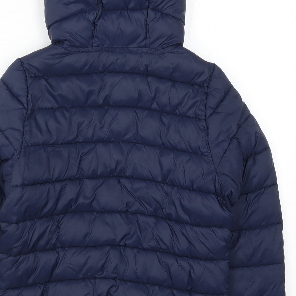 NEXT Boys Blue   Quilted Coat Size 7 Years