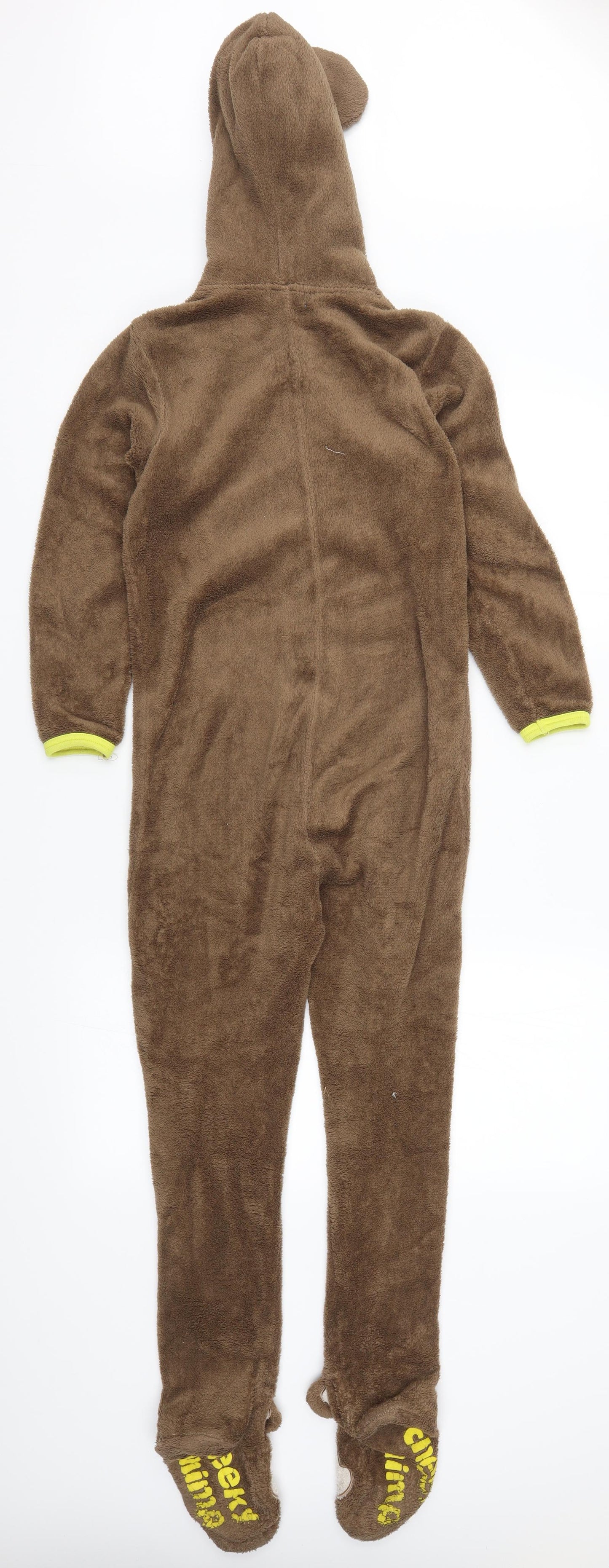 Primark Boys Brown Solid   Bodysuit Size 9-10 Years  - Monkey