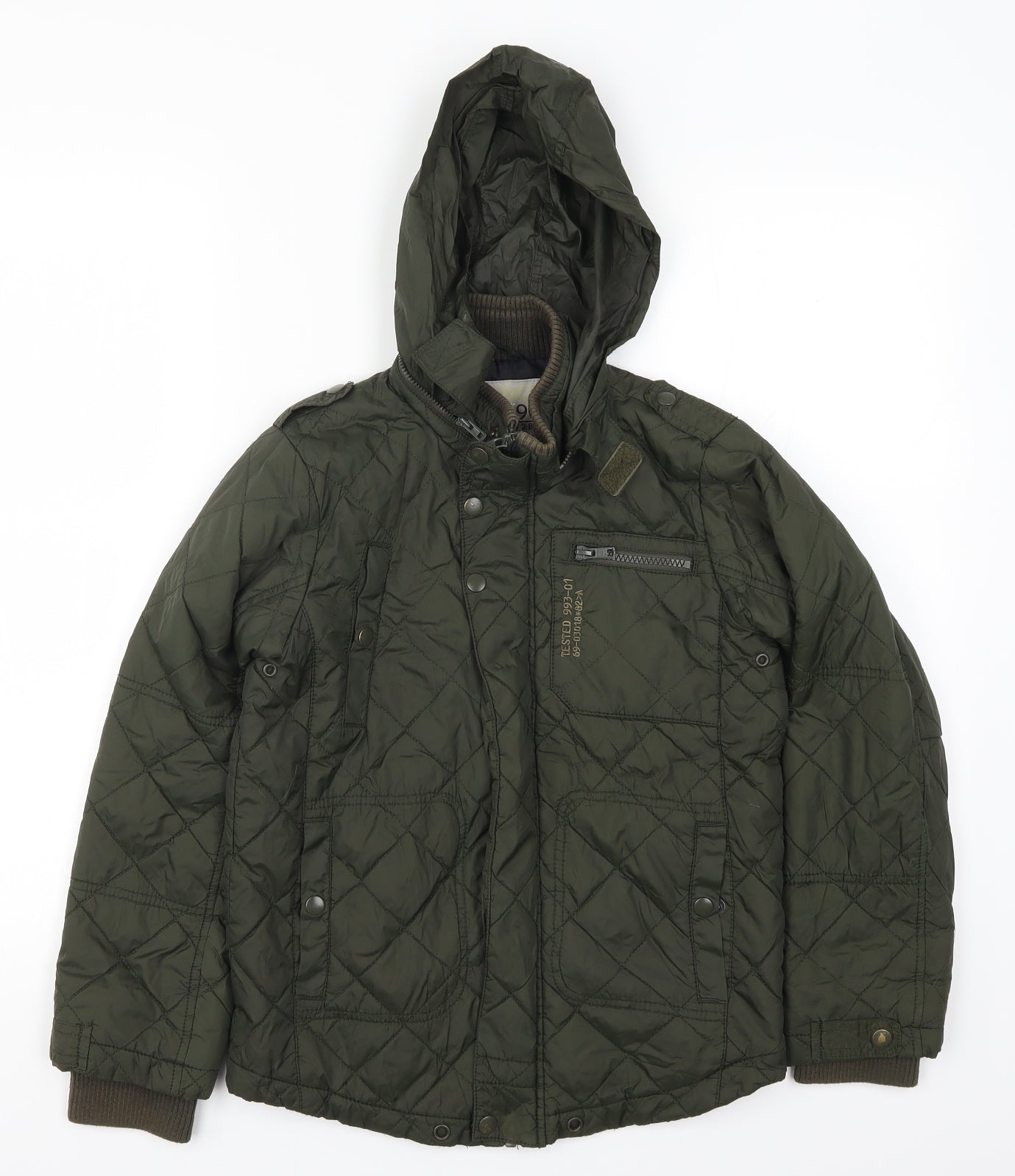 NEXT Boys Green   Quilted Coat Size 9 Years