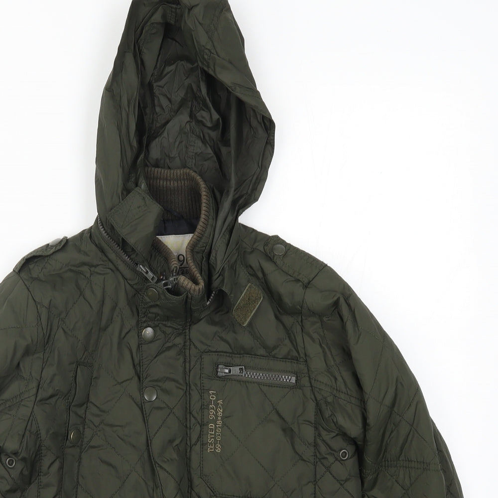 NEXT Boys Green   Quilted Coat Size 9 Years