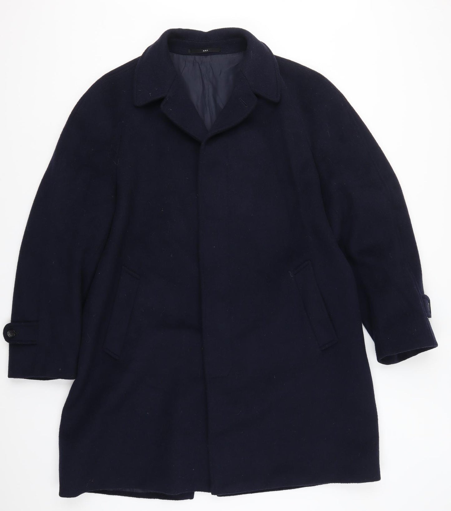 Lance Mens Blue   Pea Coat Coat Size XL