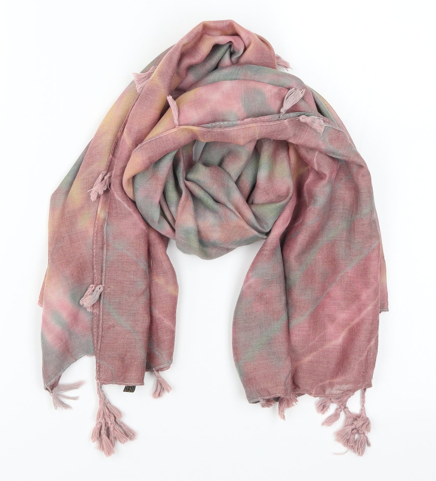 Preworn Womens Pink    Scarf   - Abstract