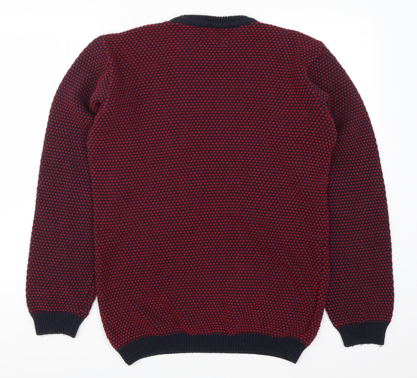 Bullet Mens Red Polka Dot  Pullover Jumper Size XL