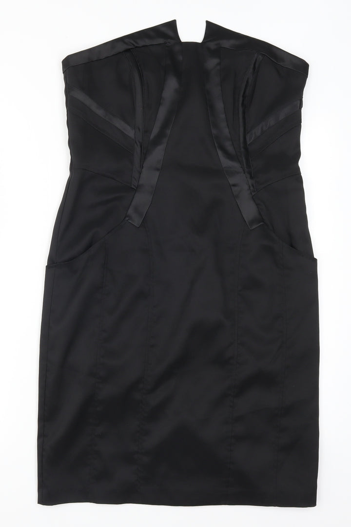 Love Label Womens Black   Pencil Dress  Size 14
