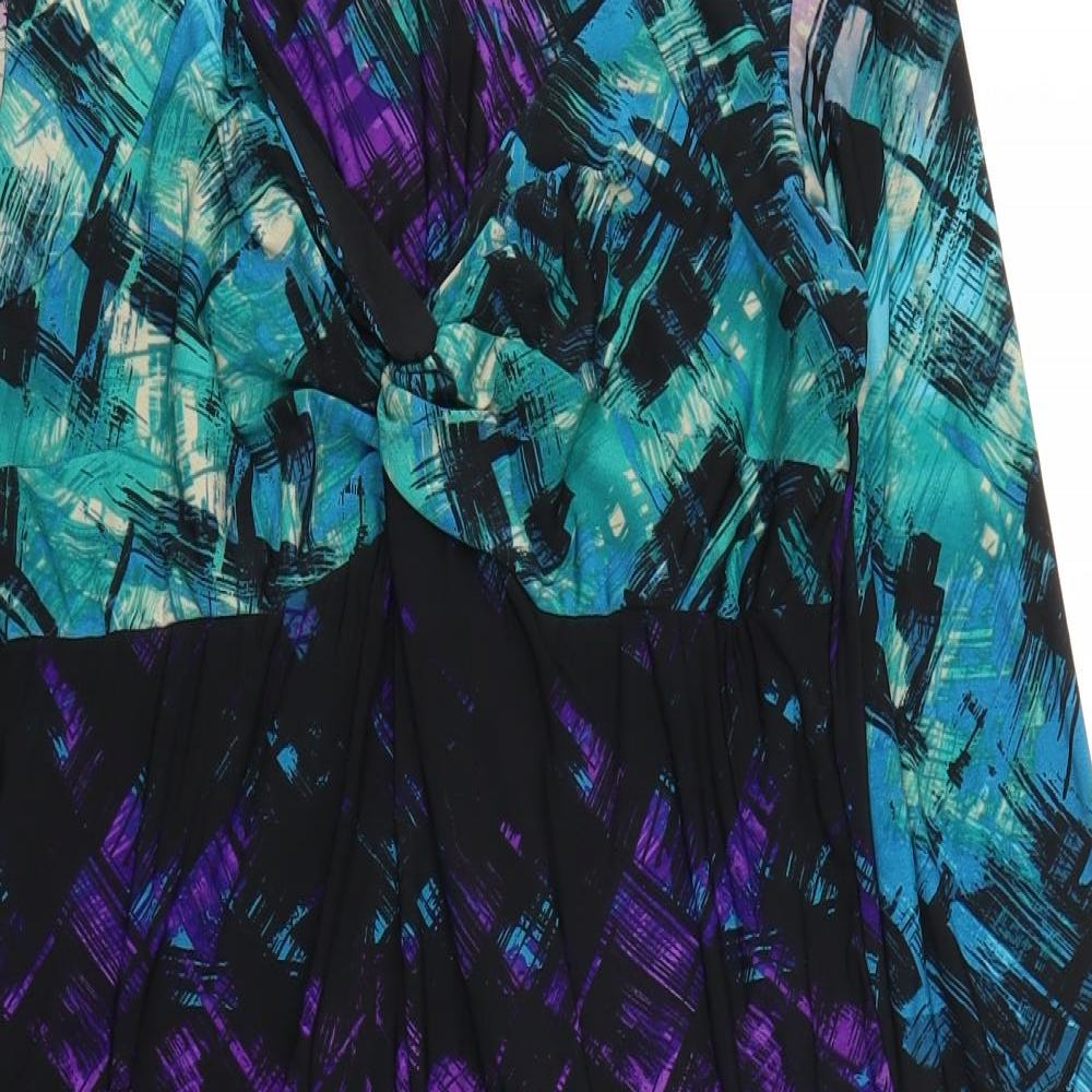 Ronni Nicole Womens Multicoloured   A-Line  Size 14  - Abstract