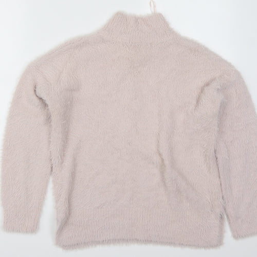 F&F Womens Pink  Knit Pullover Jumper Size 10