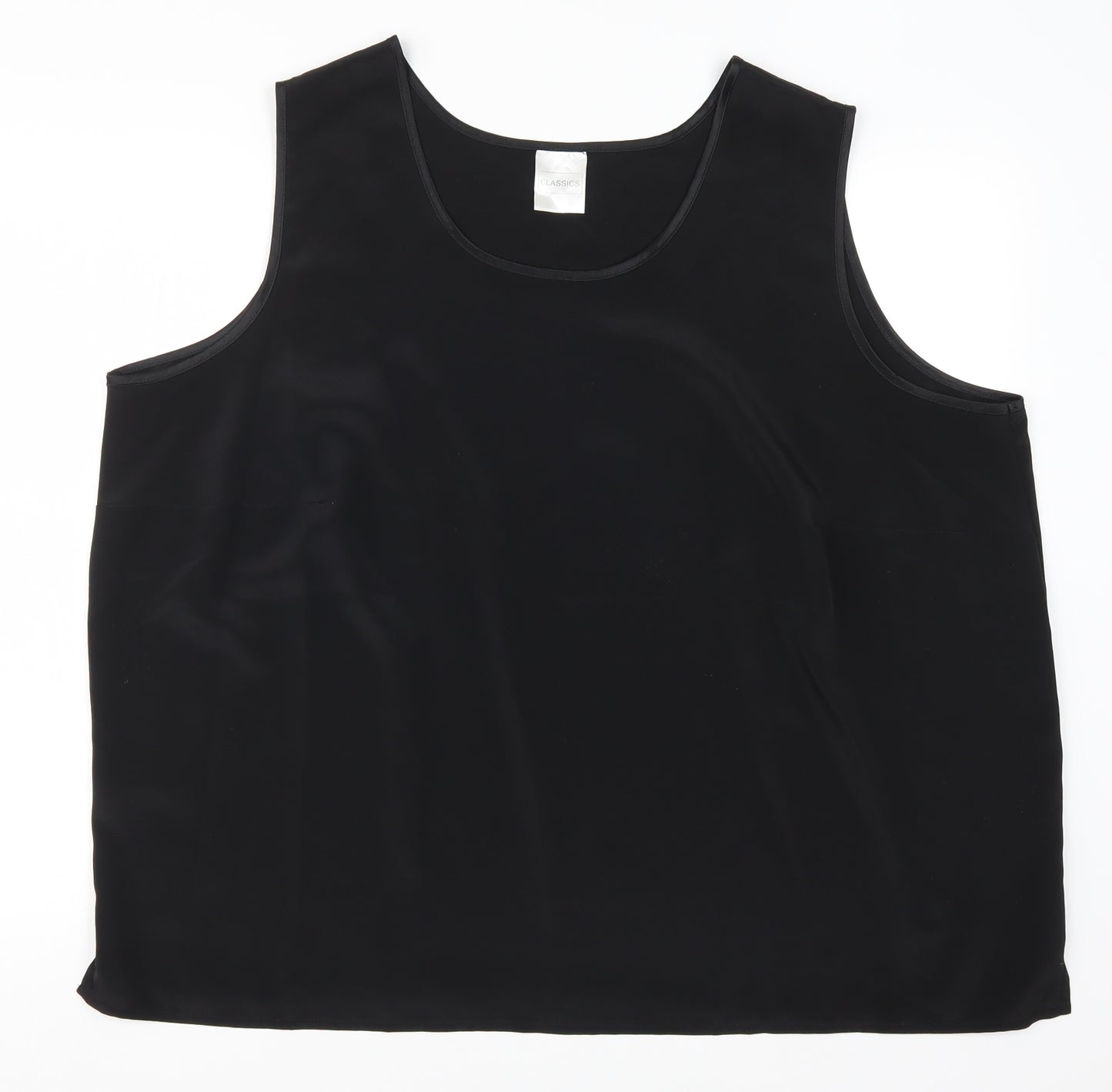 Classics Womens Black   Basic Tank Size 28