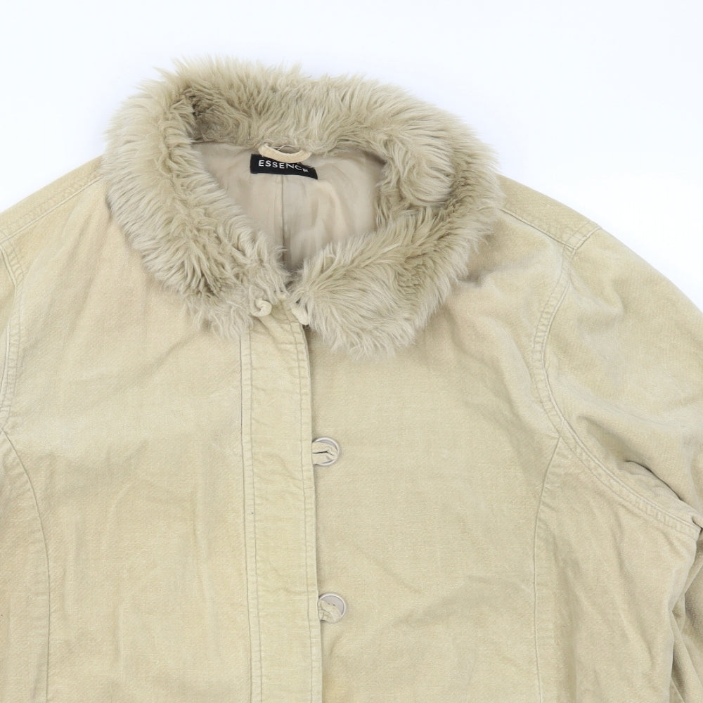essence Womens Beige   Jacket  Size 20