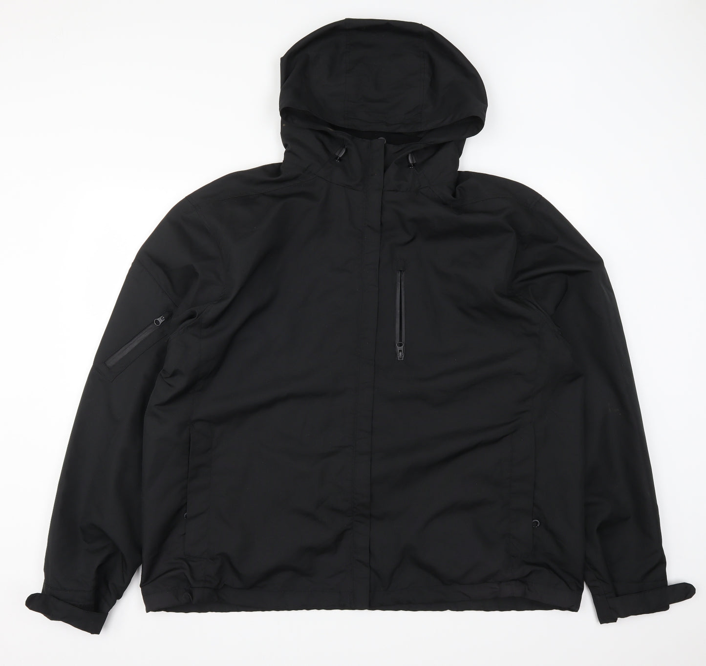 TU Mens Black   Jacket Coat Size 2XL