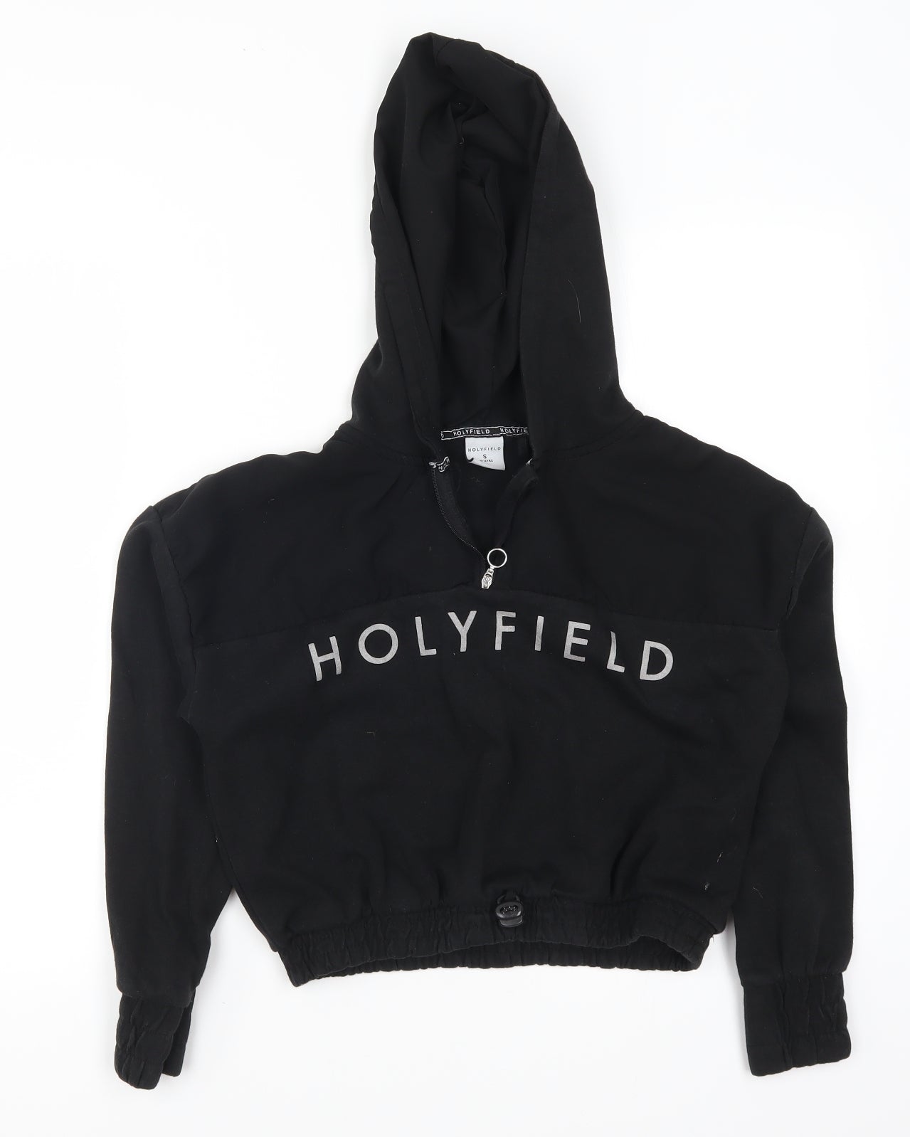 Holyfield Girls Black   Pullover Hoodie Size 10-11 Years