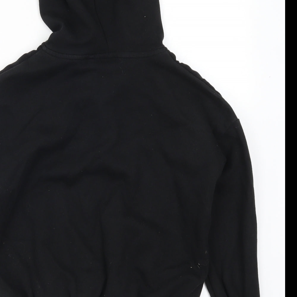 Holyfield Girls Black   Pullover Hoodie Size 10-11 Years