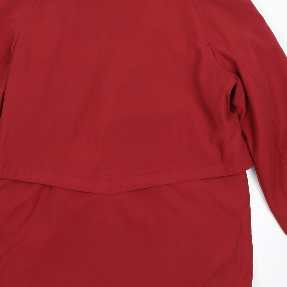Dannimac Womens Red   Overcoat Coat Size M