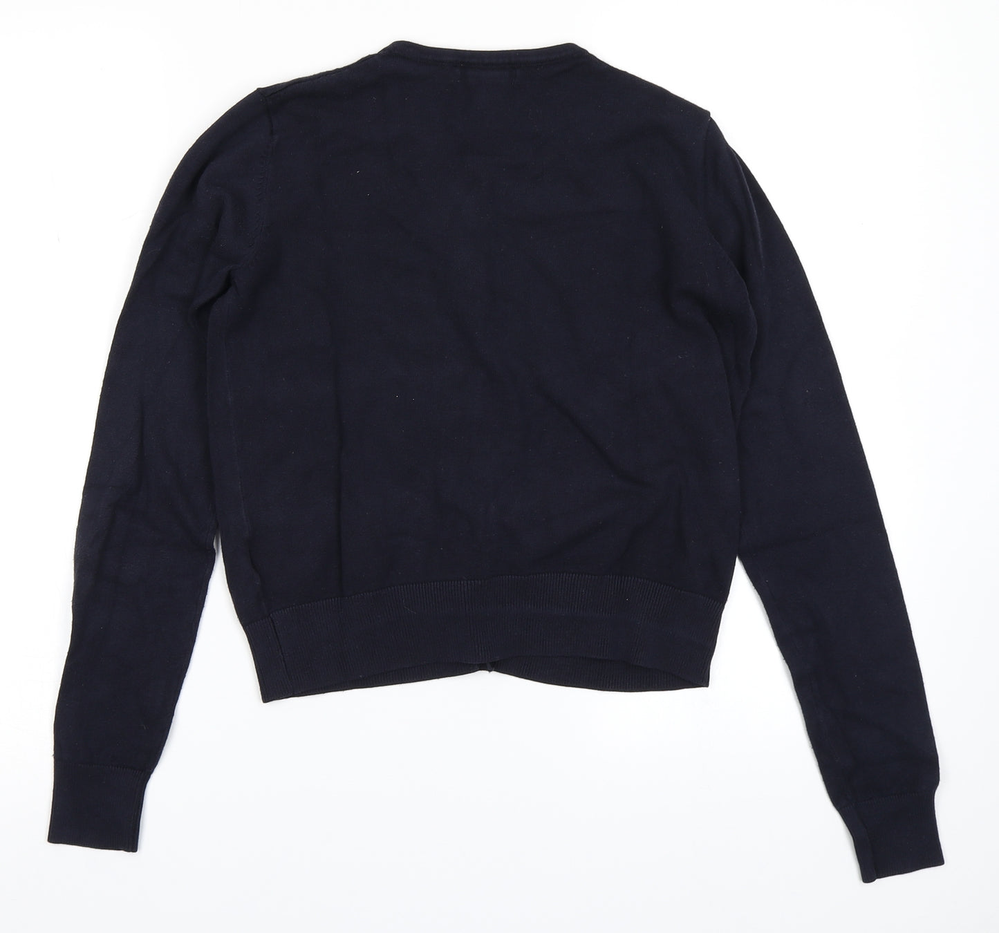 H&M Womens Blue  Knit Cardigan Jumper Size S
