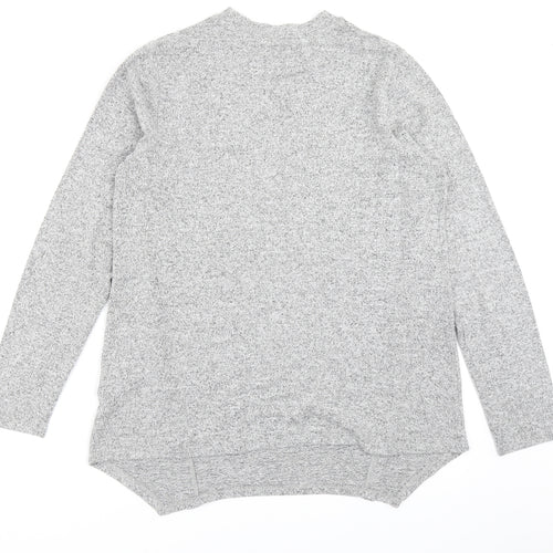 COIN 1804 Womens Grey  Knit Pullover Jumper Size M