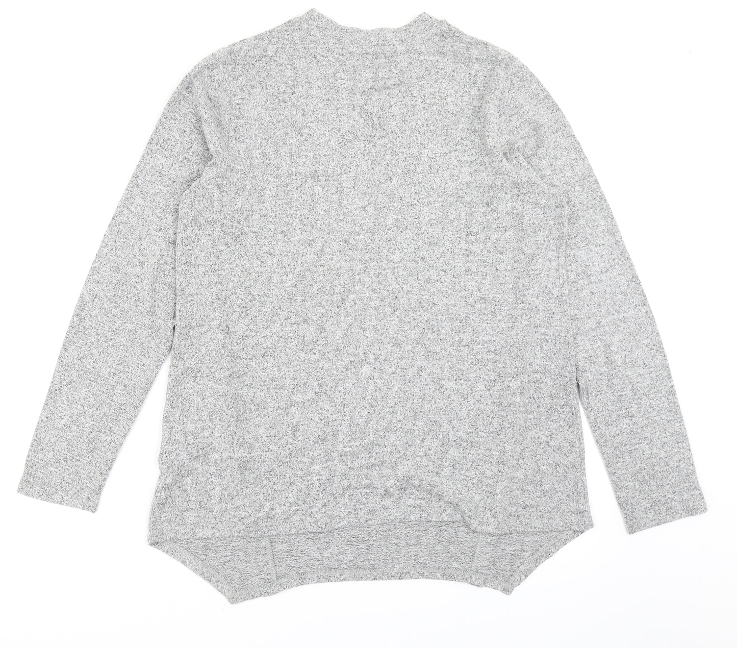 COIN 1804 Womens Grey  Knit Pullover Jumper Size M